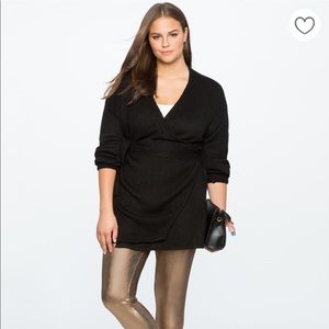 Eloquii Wrap Front Sweater